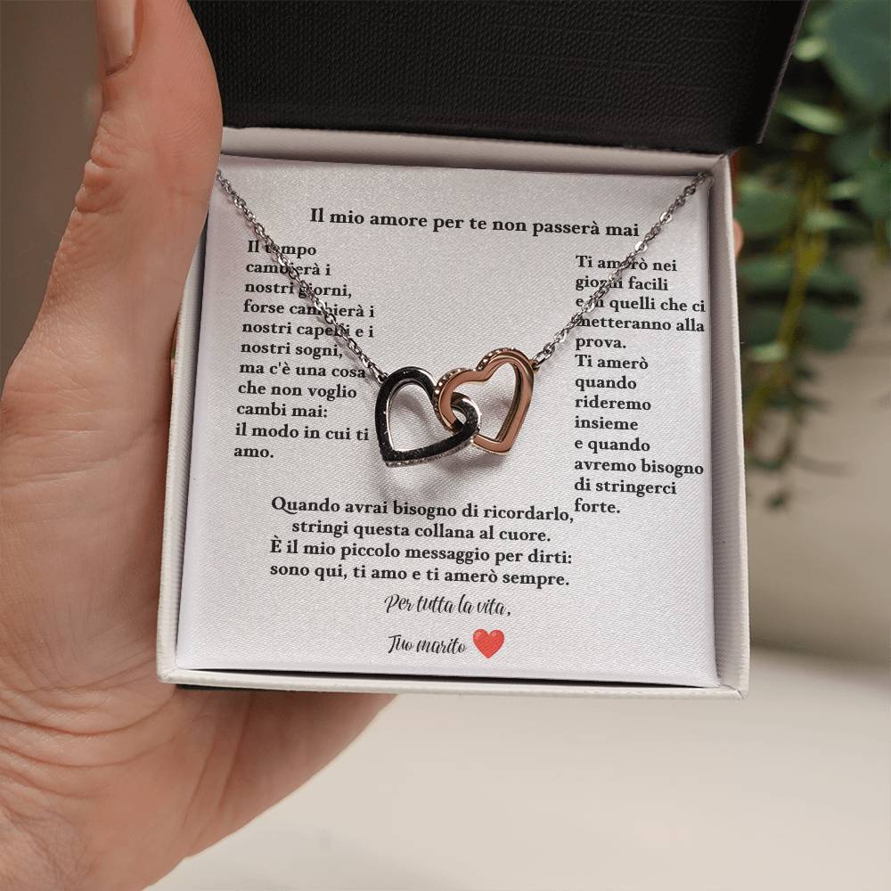Il mio amore per te non passerà mai